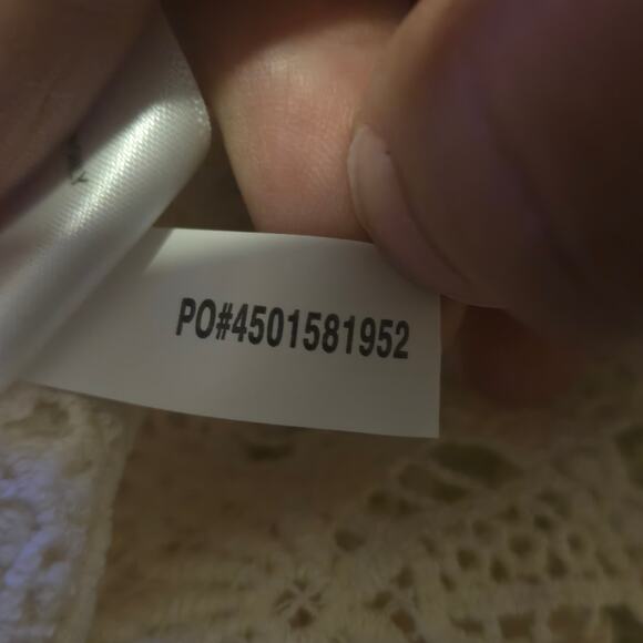 Boston Proper Lace Mesh Embroidered Duster Cardigan Small - Picture 5 of 13